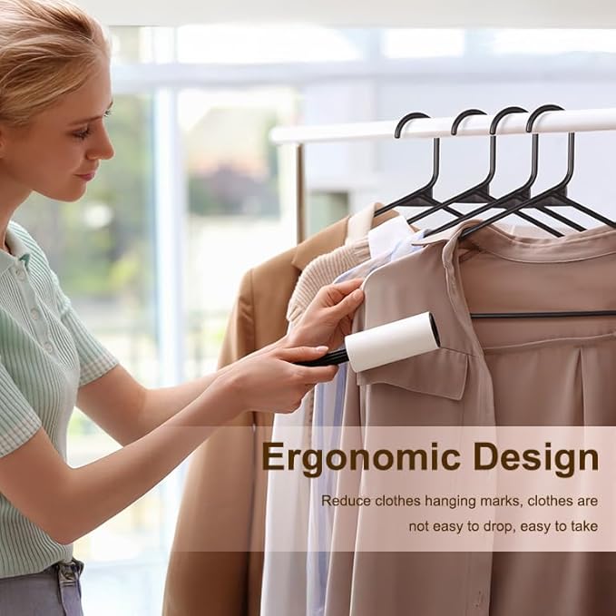 HOUSE DAY 1000 Pack Plastic Clothes Hangers, Commercial Bulk Shipment for Business, Sturdy Durable Lightweight Hanger Black Ideal for Retail Dry Cleaners Warehouses, Save Cost & Warehouse Space