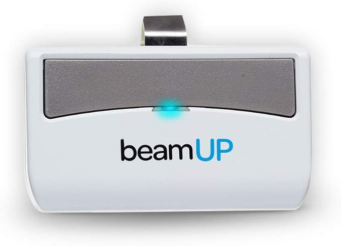 Everlift BU250 Sectional Garage Door Opener with Battery Backup, Heavy-Duty Chain Drive for Single or Double Doors, Wall Mount, and Remote Garage Opener, Quick and Easy Installation, White