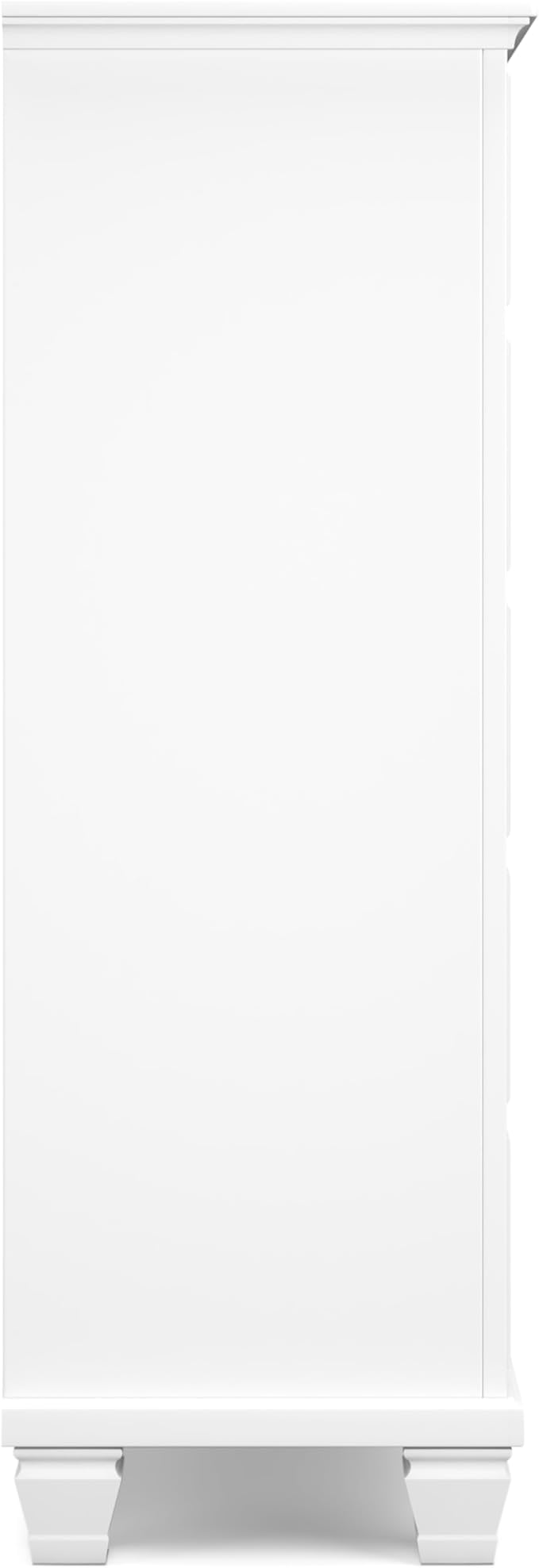 Signature Design by Ashley Fortman Casual 5 Drawer Chest for Bedroom, White