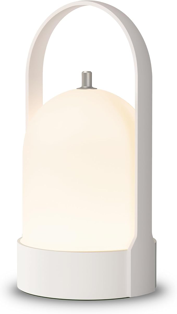 Tubicen Portable Lamp, Battery Operated Rechargeable Cordless Table Lamps 4-Level Touch Dimmable Desk Outdoor Lamp, Night Light for Camping Lantern Home Bedroom Dinning Room Balcony Patio