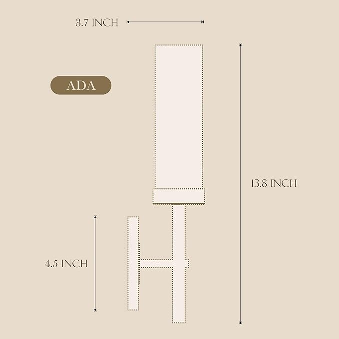 Wall Sconces Set of 2 (with 2 Bulbs), Modern Bathroom Wall Sconces Lighting with Thickened Glass, Hardwired Wall Mount Light Fixtures for Bathroom, Bedroom, Hallway, Living Room(Black & Gold)