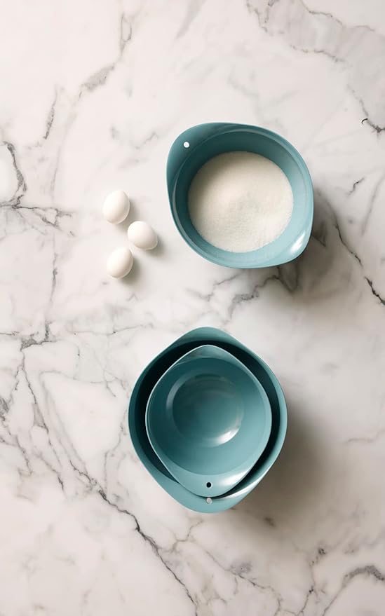 Precision Craft Mixing Bowl Set 2L/3L/4L Elevate Your Culinary Experience Stylish Nesting Bowls for Effortless Cooking and Baking