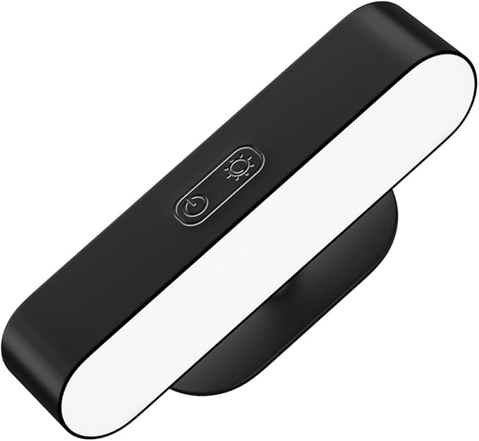 Wall Light, Wireless Battery Operated Wall Sconce for Bedroom, LED Rechargeable Wall Lamp for Paintings, 5 Colors Stick on Wall Mounted Lamp for Reading, Living Room