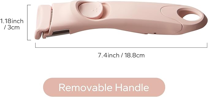 Redchef Removable Handle - Detachable Handle Cookware Replacement, Universal Cookware Handles, Ideal Replacement for All Cookware (Pink)