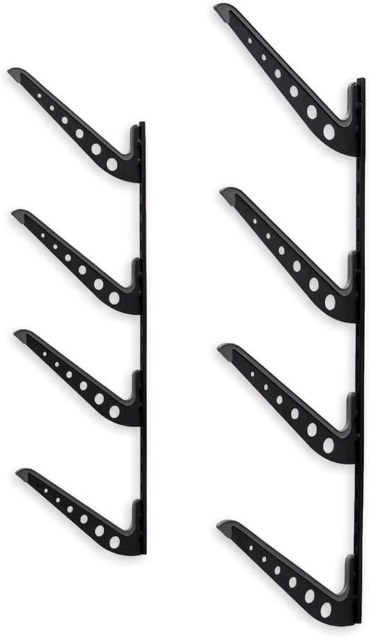 StoreYourBoard Beach Chair and Umbrella Wall Storage Rack, Metal Adjustable 4 Level Beach Gear Hanger, Garage and Home Organizer, Heavy Duty Beach Chair Rack Holds up to 100 lbs