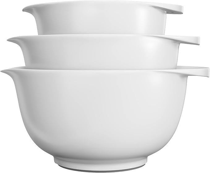 Precision Craft Mixing Bowl Set 3 Pcs Elevate Your Culinary Experience Stylish Nesting Bowls for Effortless Cooking and Baking
