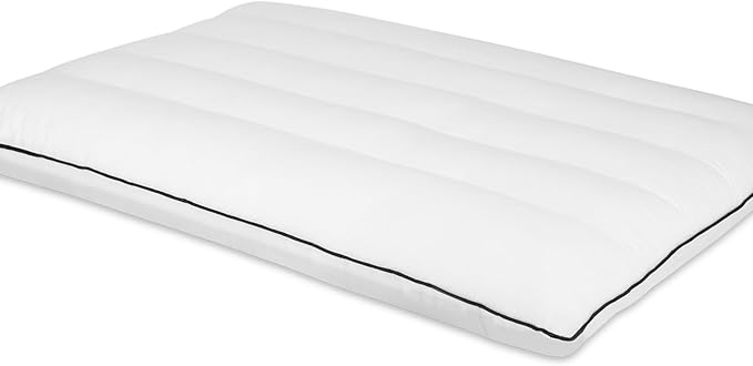 MINUPWELL Ultra Thin Pillows, Flat Pillows for Sleeping Thin with 7D 2.5 in Height Support, Slim Bed Pillows for Stomach Sleeper,Low Profile Pillow Queen Size - 18x30 in