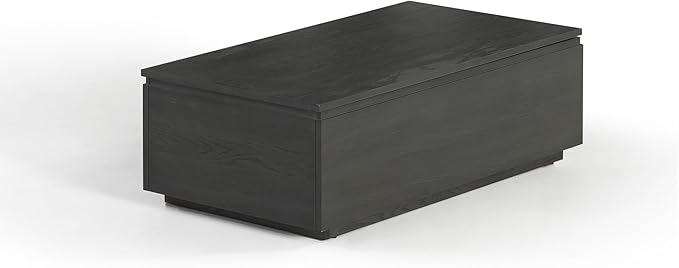 Transformer Table Lift Top Coffee Table with Storage, Black Coffee Table for Living Room, Home Office & Dining, Space-Saving Small Coffee Desk with Panel Hidden Storage for Transformer Dining Table