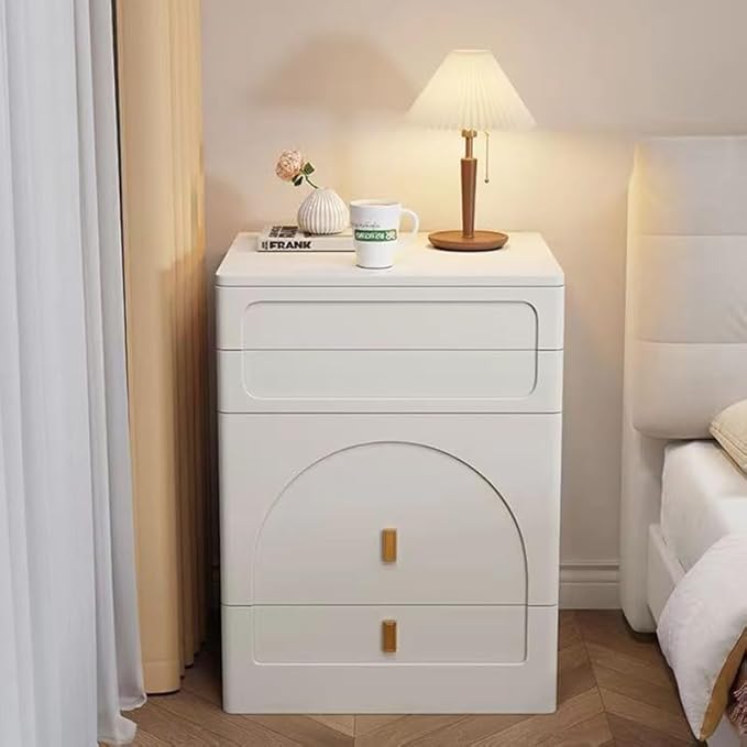 Compact Vanity Desk with Mirror, 3 in 1, Corner, Small Makeup with Stool, Flip Over Vanity Desk with Four Storage Areas and LED Mirror Light (White, 19.7in)