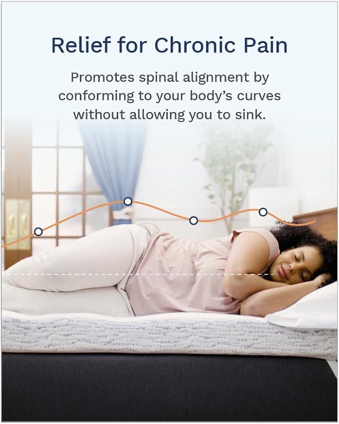 ViscoSoft 2 Inch Memory Foam Mattress Topper Queen - Select High Density Ventilated Mattress Pad - Premium Removable Rayon Cover