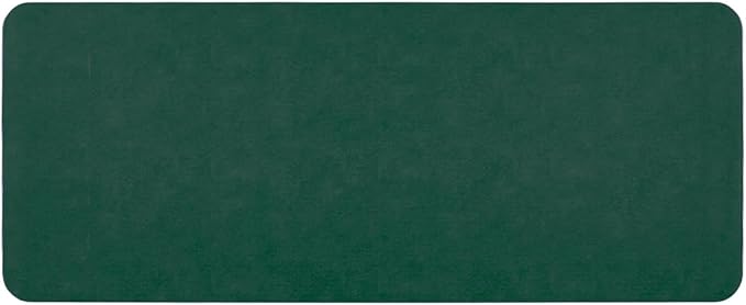 Bathroom Mat Quick Dry, Bathroom Rugs Non Slip Washable Thin Absorbent Bath Mat Fits Under Door Bathroom Floor Mat Perfect for Bath, Shower, or Sink 24"x60" Dark Green