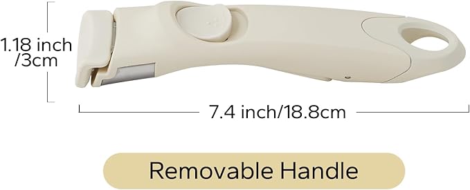 Redchef Removable Handle White - Detachable Handle Cookware Replacement, Universal Cookware Handle, Ideal Replacement for All Cookware