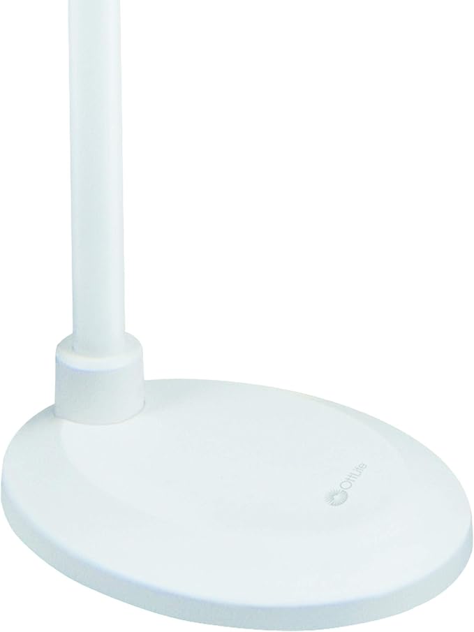 OttLite ClearSun Flex LED Floor Lamp with LED Technology - Touch Activated Controls, Adjustable Neck, Smart Memory Feature - Great for Office, Home, Dorm, Bedroom, College, & Living Room