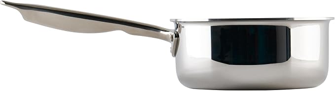 WINCO Tri-Ply Sauce Pan, 1-1-2-quart, Silver