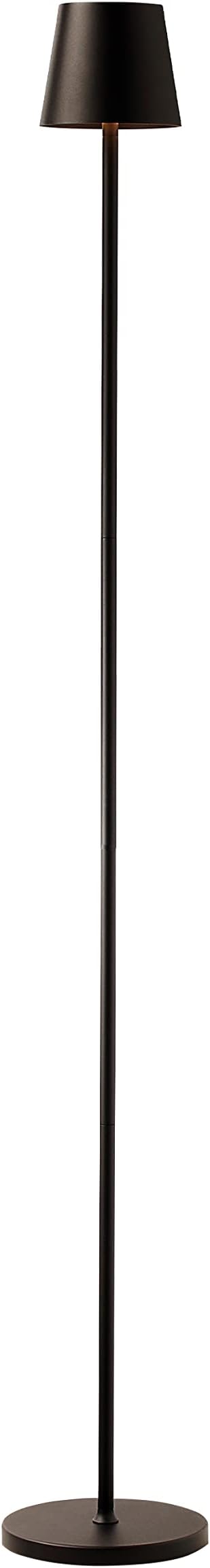 O’Bright Sandy- Cordless LED Floor Lamp for Outdoor/Indoor, Rechargeable, Water Resistant, Dimmable, Carry Light, Adjustable Height Stand Lamp for Patio, Living Room, Bedside, Table Night Lamp, Black