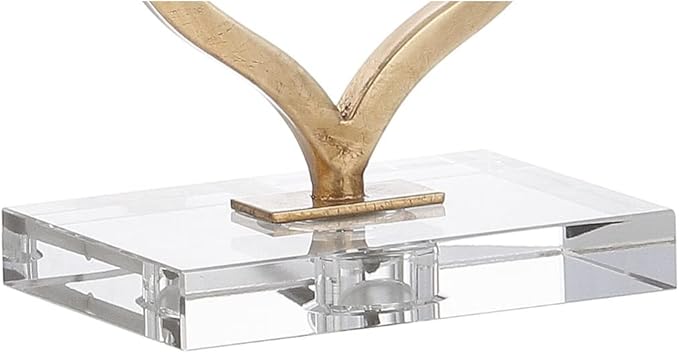 JONATHAN Y JYL3028A Levi 31.5" Metal/Crystal LED Table Lamp Contemporary Transitional Bedside Desk Nightstand Lamp for Bedroom Living Room Office College Bookcase LED Bulb Included, Gold Leaf