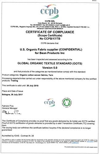 Bean Products Kapok Neck Roll Pillow for Sleeping – Hypoallergenic and Breathable Organic Cotton Fabric Neck Pillow – Soft and Supportive Pillow for Neck Pain Relief – Made in The USA, 6" x 16"