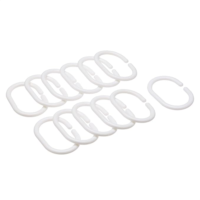 Amazon Basics Bathroom Shower Curtain, Water Resistant Fabric with Grommets & Hooks, Machine Washable, 72"x72" , Blue Ombre Chevron