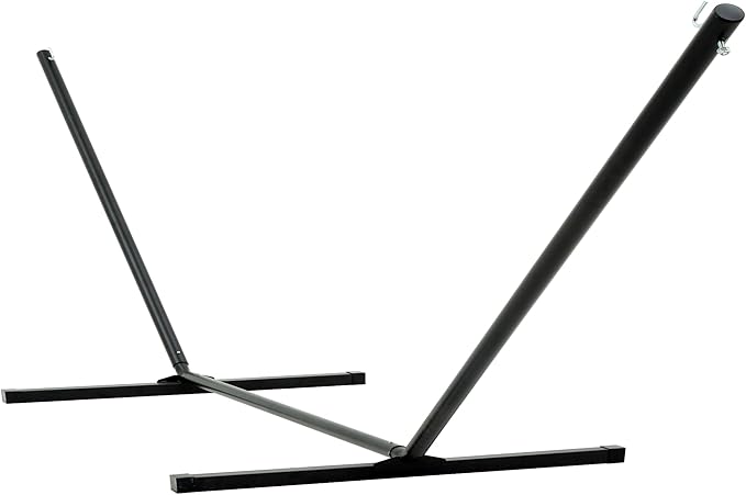 PNAEUT Double Hammock with Stand for Outside, Rope Hammocks with Hardwood Spreader Bar 2 Person, 12ft Heavy Duty Stand, Extra Pillow, Max 475 lbs Capacity (Royal Blue)