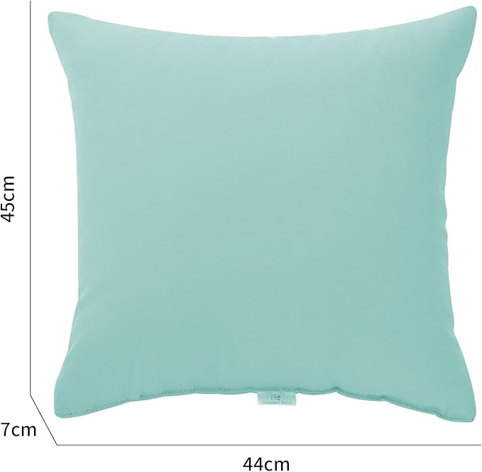 JMGBird Outdoor Pillows for Patio Furniture 18''x18'' Water Resistance Decorative Pillows Square Pillows with Inserts for Couch, Bed, Sofa, Bench, Chair