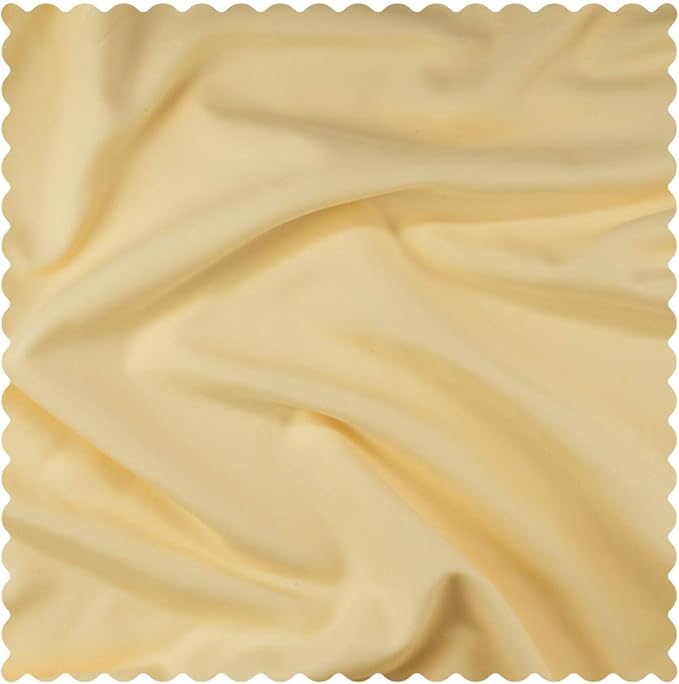 PeachSkinSheets Night Sweats: The Original 1500tc Soft King Pillowcase Set Buttercream Yellow