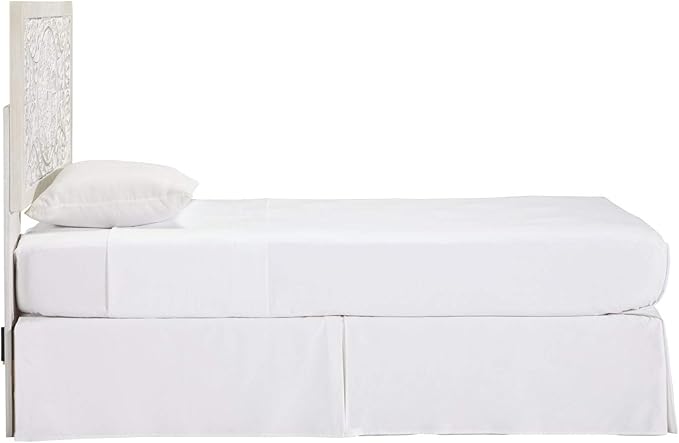 Signature Design By Ashley Paxberry Twin Boho Headboard, Distressed White