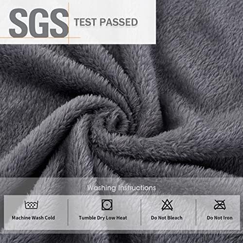 FashGudim Mens Robes Big and Tall Full Length Plush Fleece Long Robe for Men Bathrobe Shawl Collar Warm Winter House Robes