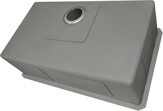 Ruvati 32-inch Rounded Corner Undermount Kitchen Sink Single Bowl – 16 Gauge Stainless Steel Kitchen Sink with Accessories and Brushed Finish hides scratches, Easy-to-Clean Undermount Sinks - RVH7400
