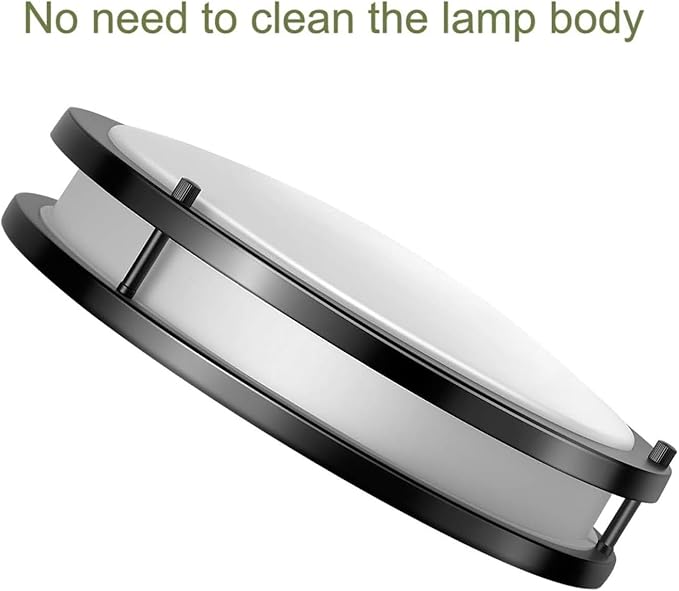 36W Dimmable Ceiling Light Fixture, 12 inch Flush Mount Light Fixture, LED Ceiling Lights for Bathroom, Bedroom, Kitchen, Super Bright 4000 Lumens, 400W Equivalent, 5000K Daylight