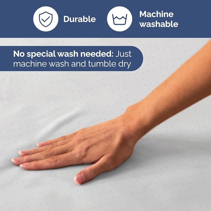 Light Blue Polka Dots Sheet Set - 1 Flat & 1 Fitted Sheet & 1 Pillowcase w/ Deep Pockets - Polka Dot Bedding - Ultra-Soft, Wrinkle and Fade Free - Comfy, Cozy, Breathable and Cooling - Twin Size