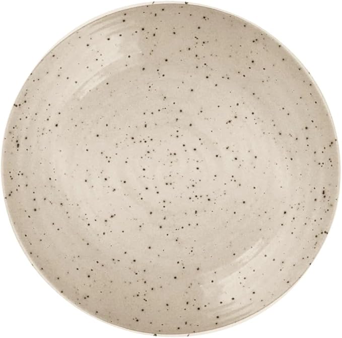 Sango Siterra Painter's Palette 16-Piece Stoneware Dinnerware Set – Service for 4, Multicolor with Unique Flecked Design, Perfect for Everyday Dining & Entertainment, Microwave & Dishwasher Safe