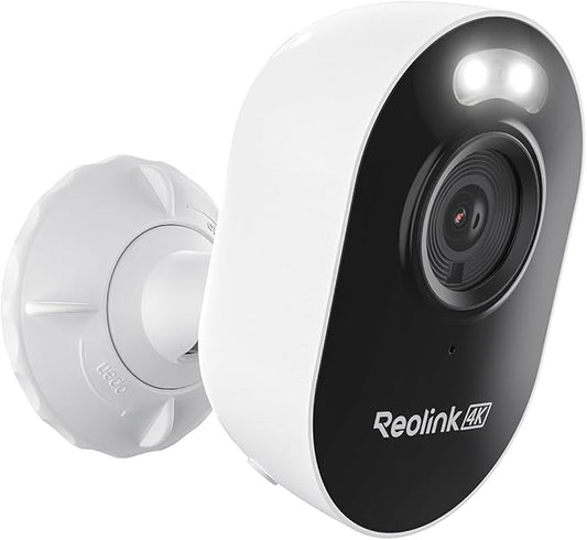 REOLINK 4K Outdoor Security Camera, 2.4/5GHz Wi-Fi 6, AI Detection, Spotlight Color Night Vision, 24/7 Recording, No Monthly Fees, Corded Wireless WiFi Security Camera, Weatherproof, Lumus Pro