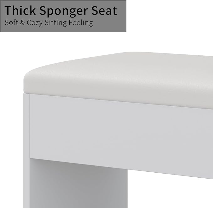 11 Drawers Vanity Desk, 55'' W Makeup Vanity with Power Outlet, Vanity Table with Mirror and 13 LED Bulbs, 3 Color Lighting Modes, Glass Top, Dressing Table for Bedroom