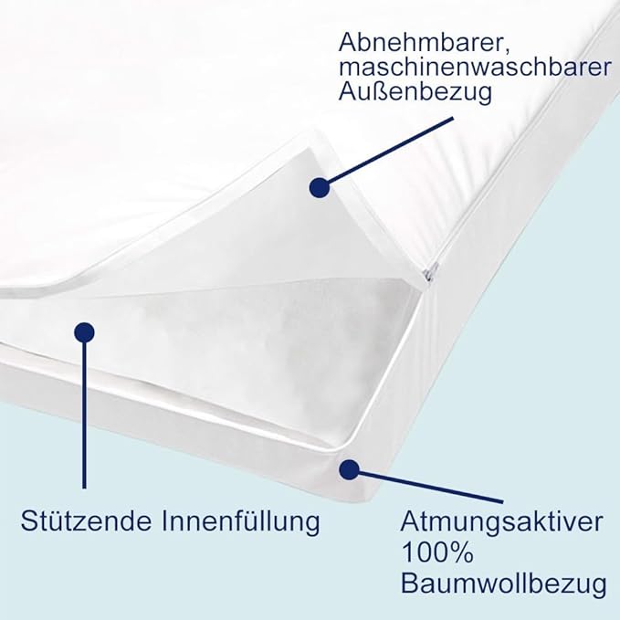 ACCURATEX Pillows King Size Set of 2, Hybrid Shredded Memory Foam Pillow[Adjustable Loft], Fluffy Down Alternative Fill Removable Cotton Cover, Firm Supportive Pillow for Side Back Sleepers