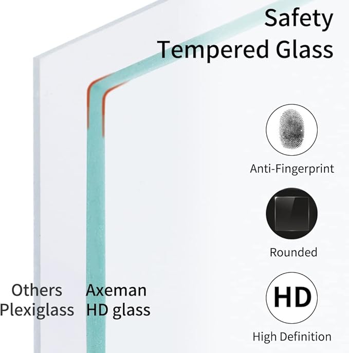 Axeman 12x12 Picture Frame with Mat for 8x8, Solid Oak Wood Square Picture Frame with Tempered Glass, Natural Wooden 12x12 inch Photo Frame for Wall Home Decor Art Photo and Prints, Walnut