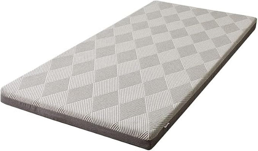 EVEZARY(KOR) Top Notch Memory Foam Mattress Topper–Relieve Back Pain,ergonomic,breathable,odor-free foam.Non-slip,rollable,washable cover. Compr test. CertiPUR-US certified for quality and durability.