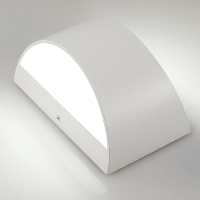 4 Pack Wall Sconces Indoor White Modern LED Wall Sconce Hardwired Up and Down Wall Light Fixture for Bedroom Hallway Corridor Cool White 6000K(with G9 Bulbs)