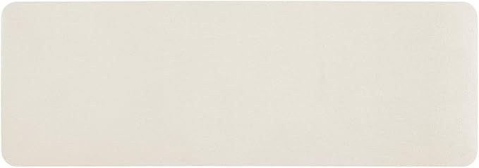 White Bath Mat, Bathroom Rugs Non Slip Washable Thin Absorbent Quick Dry Bath Mat Fits Under Door Bathroom Floor Mat Perfect for Bath, Shower, or Sink 24"x70" White