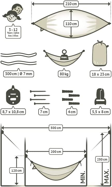 LA SIESTA Moki Froggy - Organic Cotton Kids Hammock