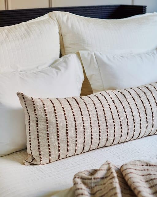 14x36 Pillows Insert Set of 1, Long Body Lumbar Decorative Throw Pillow Inserts 14x36 Inch for Bed Couch Bedroom Bench with Premium Original Down Alternative Filling,White