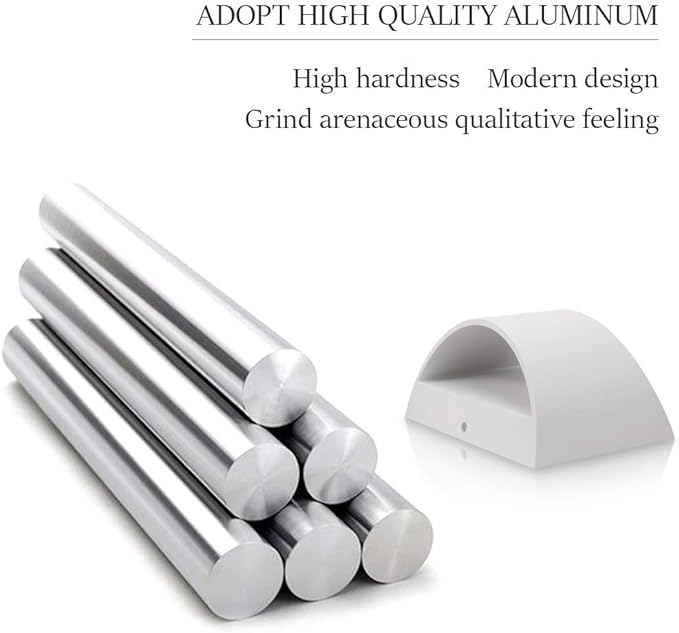 Aipsun Aluminum Modern Indoor LED Wall Sconce Hardwired Interior Wall Lights Set of 2 Up and Down Wall Mount Light for Living Room Bedroom Hallway Corridor Warm White 3000K(with G9 Bulbs)