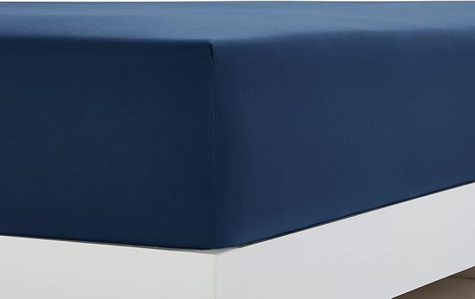 Clara Clark 1800 Premier Series 4pc Bed Sheet Set - King, Navy Blue