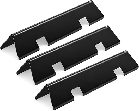 15.3 Inch Flavorizer Bars for Weber Spirit I & II 200 Gas Grills with Front-mounted Knobs, for Spirit E210 S210 E220 S220, Porcelain-enameled Steel, 3 PCS, for Weber Spirit Grill Parts 7635