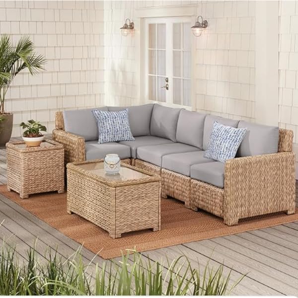 Outdoor Throw Pillows - Decorative Pillows with Insert Included Set of 2 Outdoor Pillows for Patio Furniture 18x18 Inch