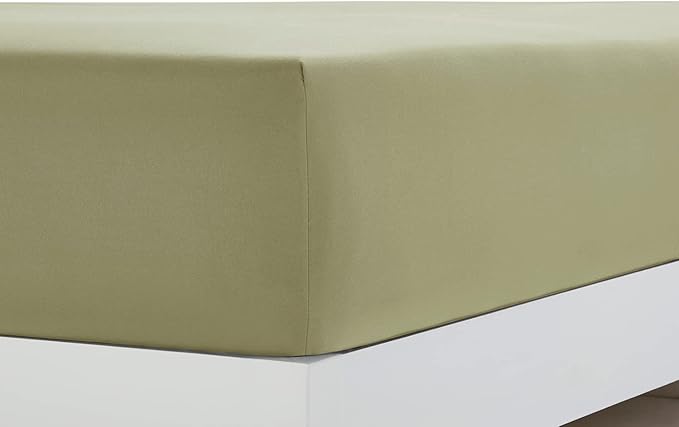 Clara Clark 1800 Premier Series 4pc Bed Sheet Set - King, Sage Olive Green