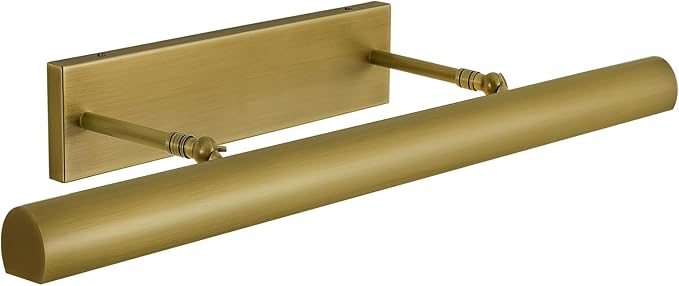 Brass Picture Lights for Wall, 24inch Hardwired Gold Picture Lights, Art Lights for Wall, Rotatable Picture Frames Lights,Wall Lights for Pictures Painting Display Artwork Portrait