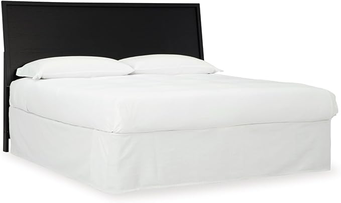 Signature Design by Ashley Danziar Modern Panel Headboard, King, Black