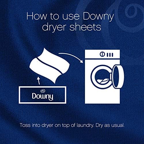 Downy Infusions Fabric Softener Dryer Sheets, Bliss, Sparkling Amber & Rose, 90Count