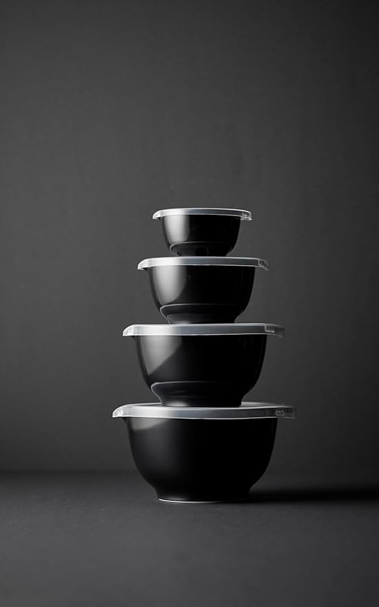 Precision Craft Mixing Bowl Set 4 Pcs Elevate Your Culinary Experience Stylish Nesting Bowls for Effortless Cooking and Baking