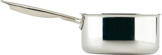 WINCO Tri-Ply Sauce Pan, Silver